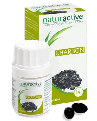 Naturactive Phytothérapie Charbon Végétal Caps B/28 à  NICE