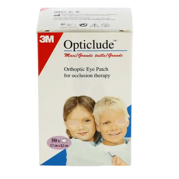 Opticlude Pansement Orthoptique Chair Maxi 5,7x8cm B/50