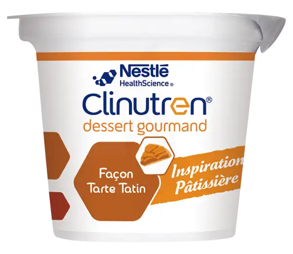 Clinutren Dessert Gourmand Nutriment Façon Tarte Tatin 4 Cups/125g