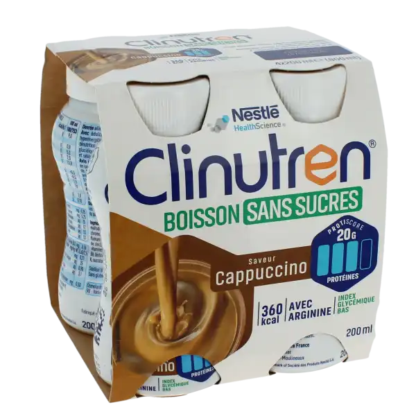 Clinutren Boisson Ss Suc Nutrim Cappu 4/200ml