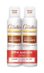 Rogé Cavaillès Déodorants Déo Absorb+ Homme Spray 2x150ml