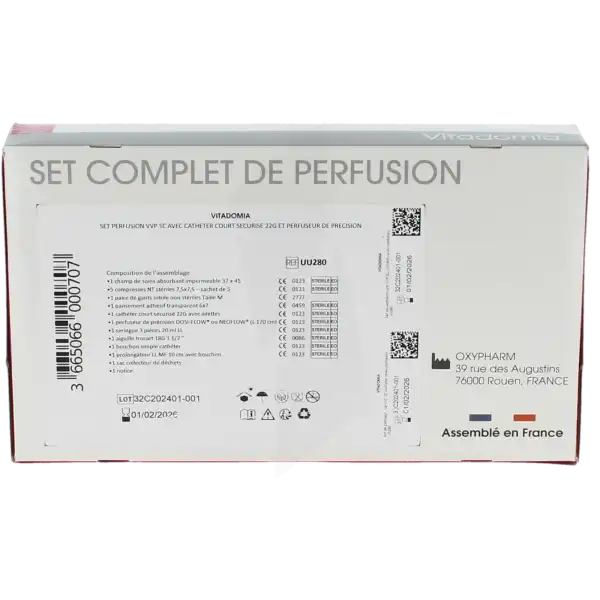Vitadomia Set De Perfusion Voie Sous-cutanée 22g