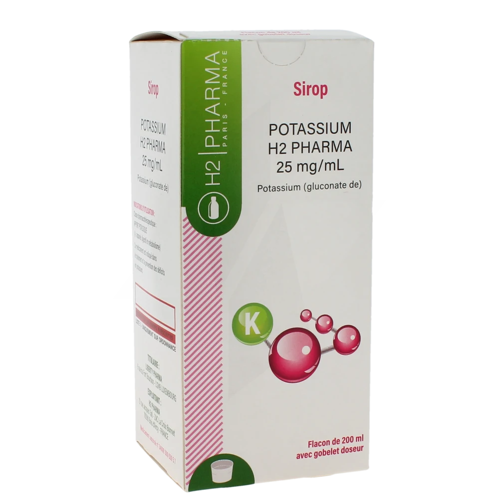 Potassium H2 Pharma 25 Mg/ml, Sirop