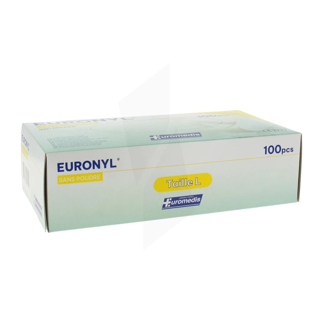 Euronyl Gant Vinyl Non Poudré T8/9 B/100