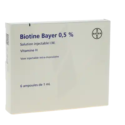 Biotine Bayer 0,5 %, Solution Injectable I.m. à PERSAN