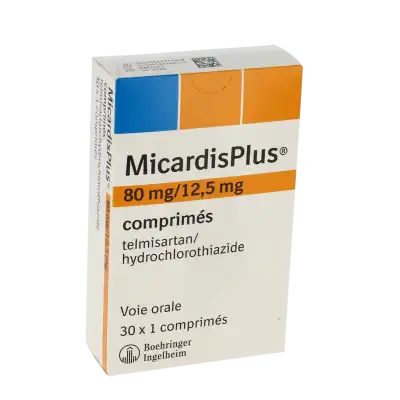 Micardisplus 80 Mg/12,5 Mg, Comprimé à Ris-Orangis