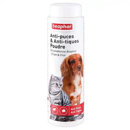 Poudre Tetramethrine Chien Chat Beaphar, Poudre Pour Application Cutanée