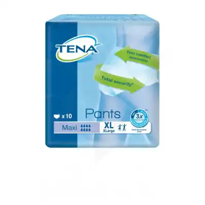 Tena Pants Maxi Slip Absorbant Incontinence Urinaire Extra Large Sachet/10 à CUISERY