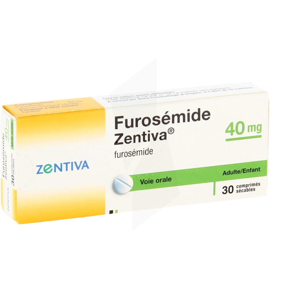 Furosemide Zentiva 40 Mg, Comprimé Sécable