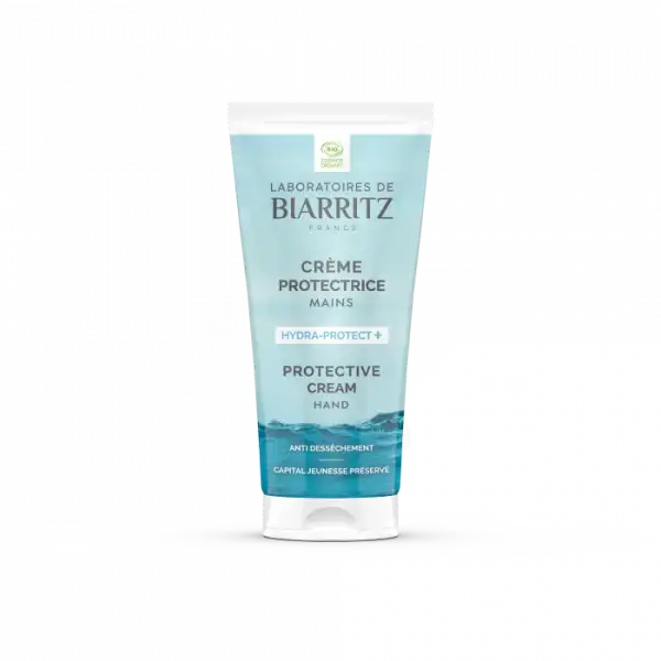 Laboratoires De Biarritz Hydra-protect+ Crème Protectrice Mains Bio Fl/50ml