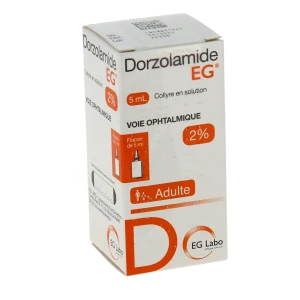 Dorzolamide Eg 20 Mg/ml, Collyre En Solution