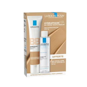 Hydraphase Bb Creme La Roche Posay Cr Teintée Medium T/40ml+eau Micel