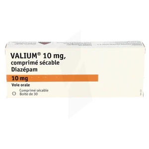 Valium 10 Mg, Comprimé Sécable