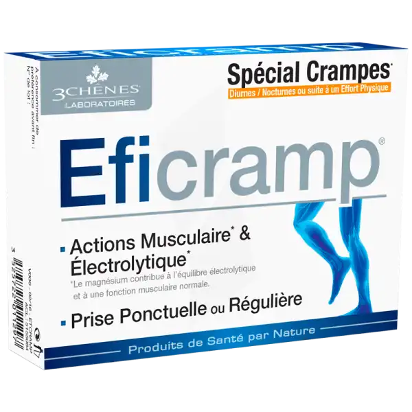 Eficramp Comprimés Tous Types De Crampes B/30
