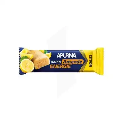 Apurna Barre énergie Fondante Citron Amande 25g à BOURBON-LANCY