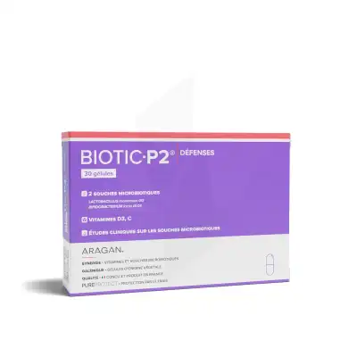 Aragan Pure Protect Biotic P2 Défenses Gélules B/30 à Agen