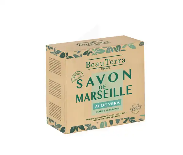 Beauterra - Savon De Marseille - Aloé Vera - 100g