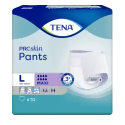 Tena Pants Proskin Maxi Slip Absorbant Xl Sachet/10 à Bordeaux