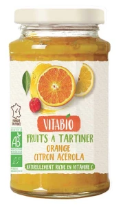 Vitabio Fruits à Tartiner Orange Citron Acérola