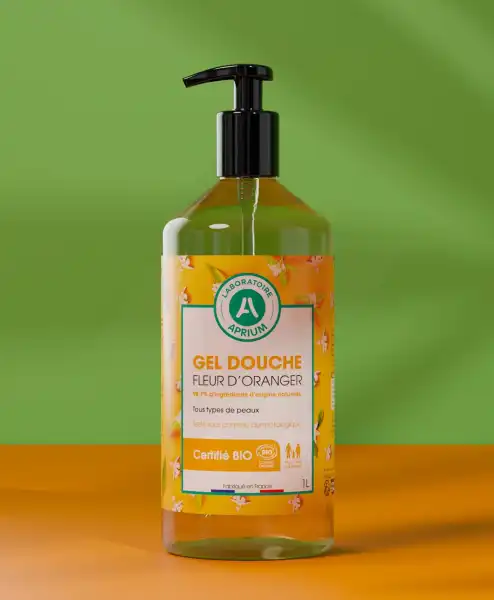 Laboratoire Aprium Gel Douche Fleur D'oranger Bio Fl Pompe/1l