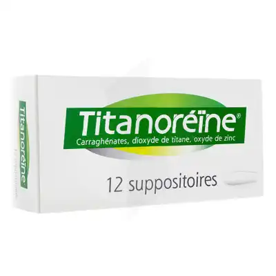 Titanoreine Suppositoires B/12 à SAINT-MARCEL