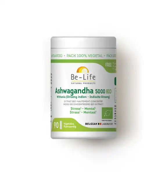 Be-life Ashwagandha 5000 Bio Gélules B/90