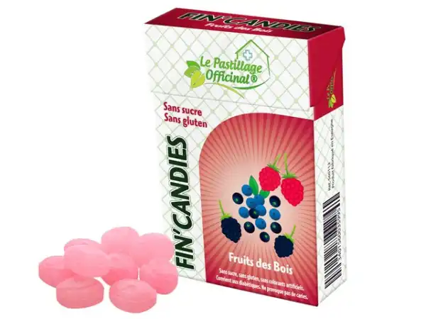 Fin'candies Bonbon Sans Sucre Fruits Des Bois B/20