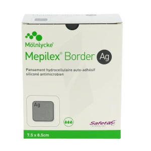 Mepilex Border Ag, 7,5 Cm X 8,5 Cm , Bt 16