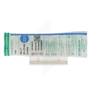 Introcan Safety Cathéter Sans Ailette 22g 25mm