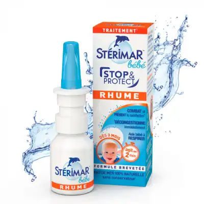 Stérimar Stop & Protect Solution Nasale Bébé Rhume 15ml à Ris-Orangis