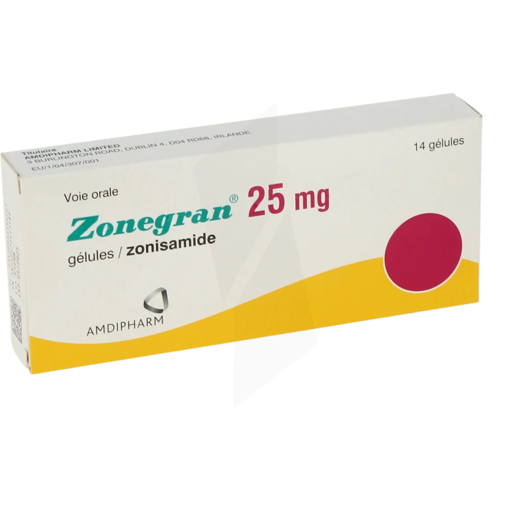 Zonegran 25 Mg, Gélule
