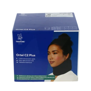 Thuasne C2 Plus Collier Cervical Marine 7,5cm Taille 2