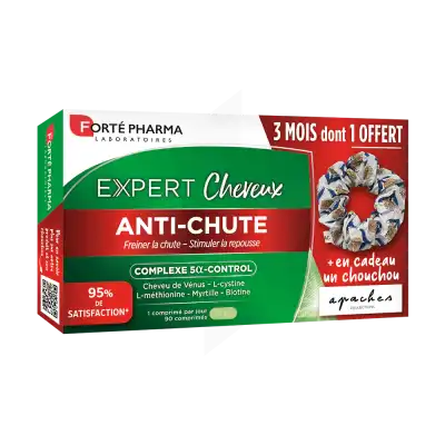 Forte Pharma Expert Anti-chute Comprimés 3b/30 + Chouchou à MANCIET