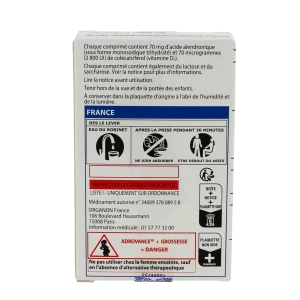 Adrovance 70 Mg/2800 Ui, Comprimé
