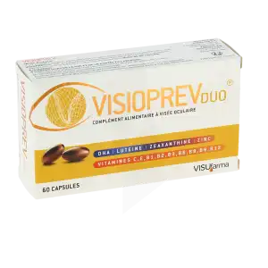 Visufarma Visioprev® Duo Capsules Molles B/60 à Vallauris