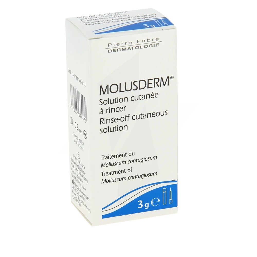 Molusderm Solution Cutanee, Fl 3 G