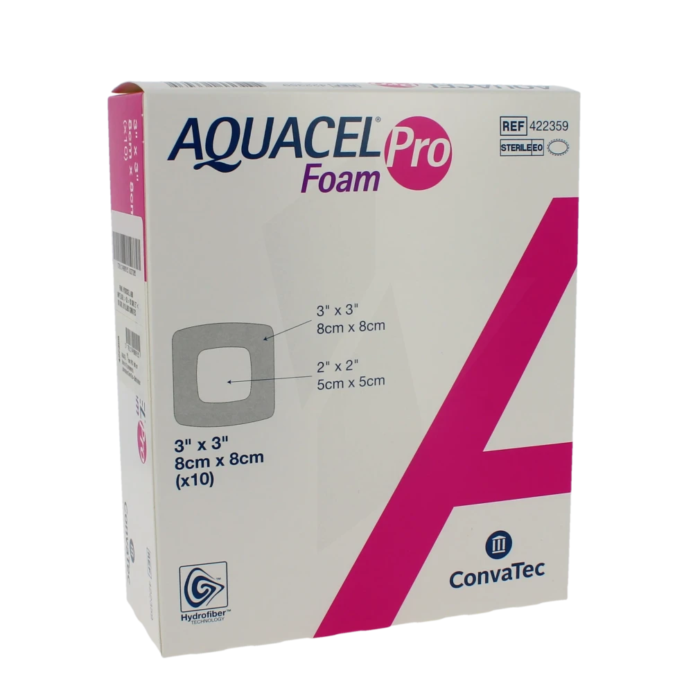 Aquacel Foam Pro 8cmx8cm B/10