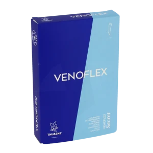 Thuasne Venoflex Secret 2 Chaussette Femme Beige Doré T4n+