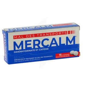 Mercalm, Comprimé Pelliculé Sécable