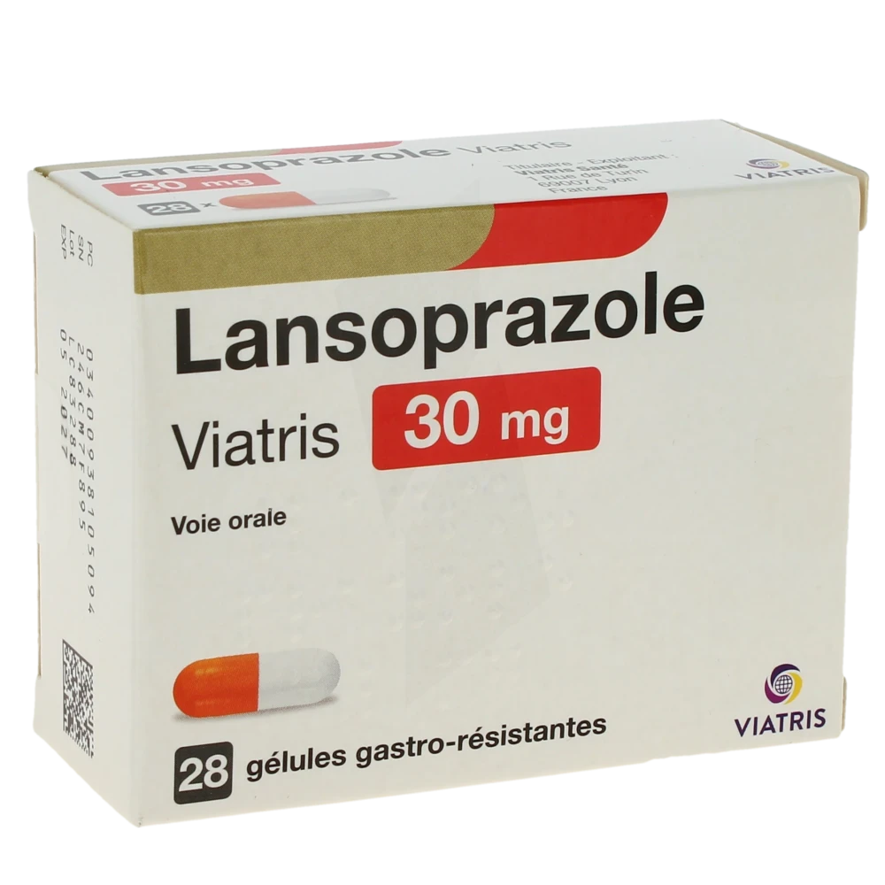 Lansoprazole Viatris 30 Mg, Gélule Gastro-résistante