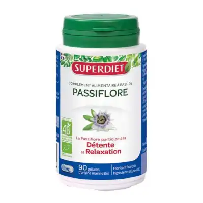 Superdiet Passiflore Bio Gélules B/90 à Avon