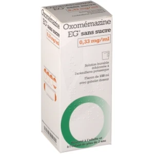 Oxomemazine Eg 0,33 Mg/ml Sans Sucre, Solution Buvable édulcorée à L'acésulfame Potassique