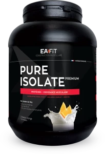 Eafit Pure Isolate Premium Poudre Pour Boisson Orange Pot/750g