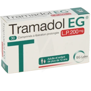 Tramadol Eg L.p. 200 Mg, Comprimé à Libération Prolongée