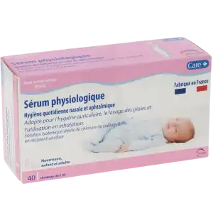 Care+ Sérum Physiologique 40unidoses/5ml à Noisy-le-Roi