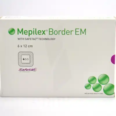 Mepilex Border Flex Em Pansements Hydrocellulaire AdhÉsif StÉrile SiliconÉ 6x12cm B/10 à Libourne
