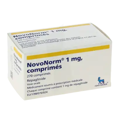 Novonorm 1 Mg, Comprimé à PEYNIER