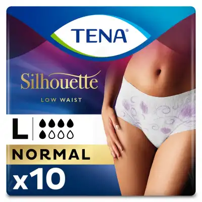 Tena Lady Silhouette Slip Absorbant Blanc Normal Large Paquet/10 à OULLINS