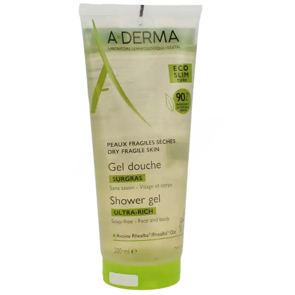 Aderma Gel Douche Surgras T/200ml