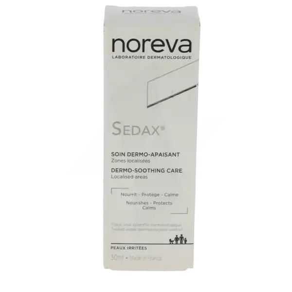 Noreva Sedax Crème Soin Dermo-apaisant Zones Localisées T/30ml